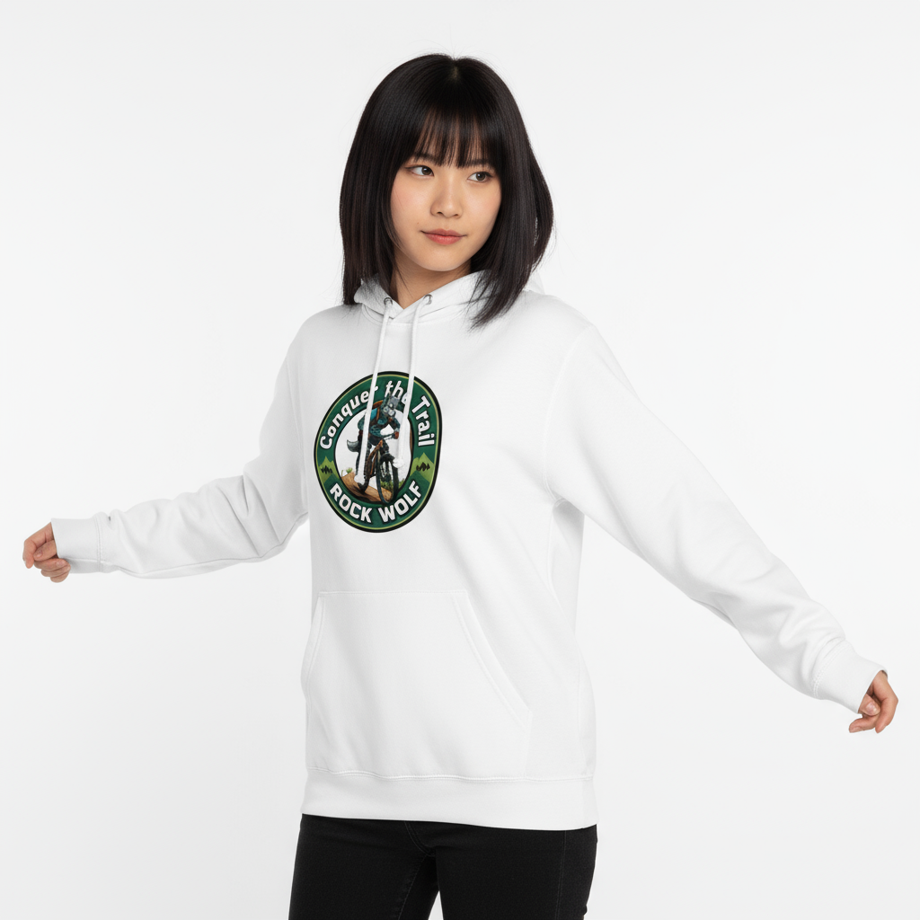 ROCK WOLF  | “Sudadera con capucha Comodidad Brutal, Estilo Salvaje”