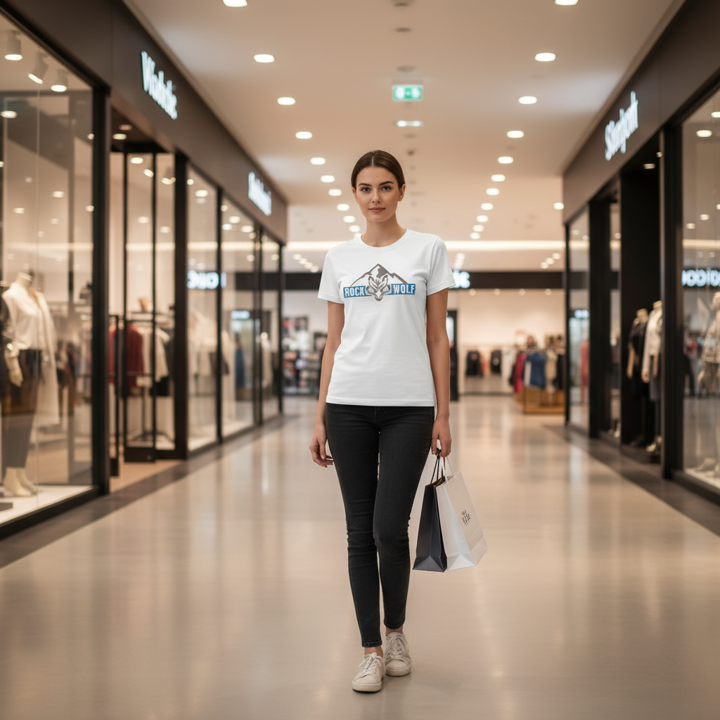 ROCK WOLF | “Bella + Canvas Algodón Airlume Premium con Espíritu Salvaje”