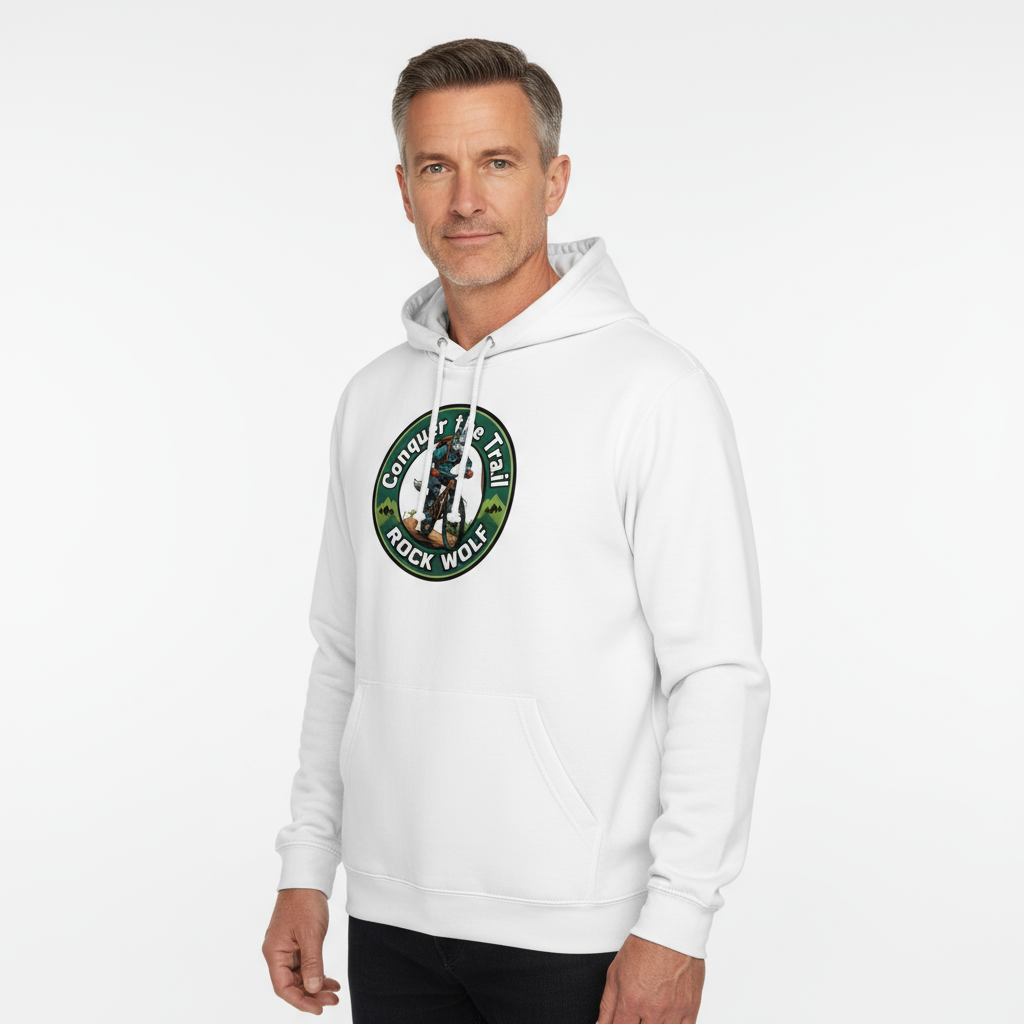 ROCK WOLF  | “Sudadera JH001 Comodidad Brutal, Estilo Salvaje”