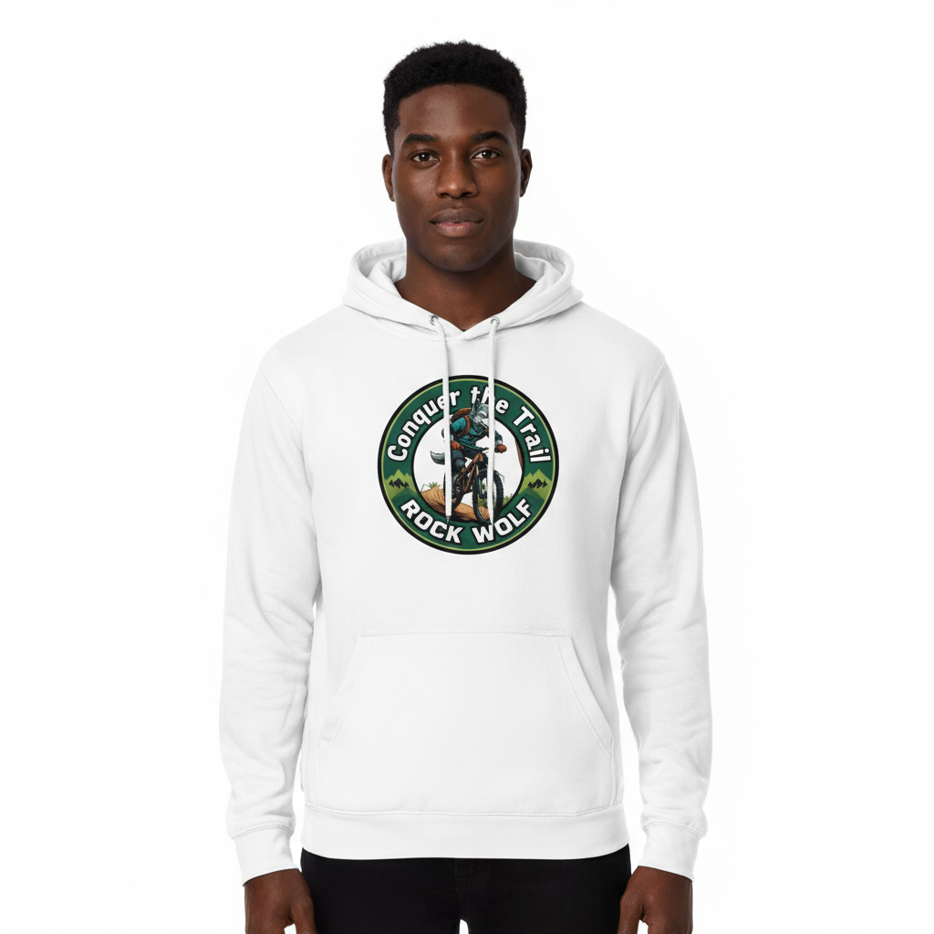 ROCK WOLF  | “Sudadera con capucha Comodidad Brutal, Estilo Salvaje”