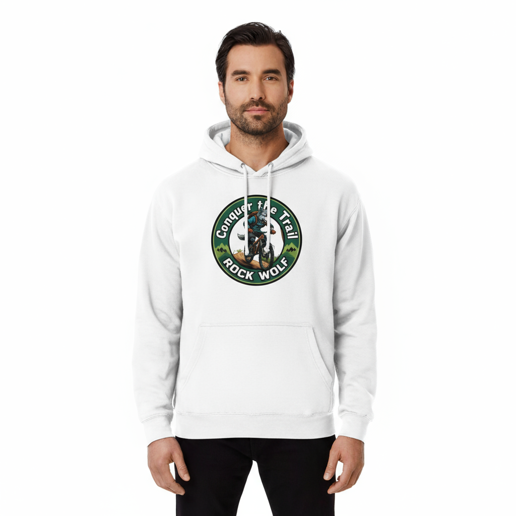 ROCK WOLF  | “Sudadera con capucha Comodidad Brutal, Estilo Salvaje”