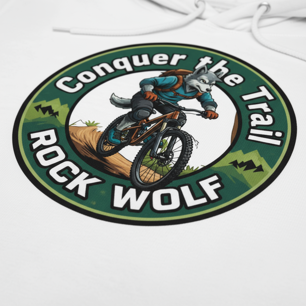 ROCK WOLF  | “Sudadera con capucha Comodidad Brutal, Estilo Salvaje”