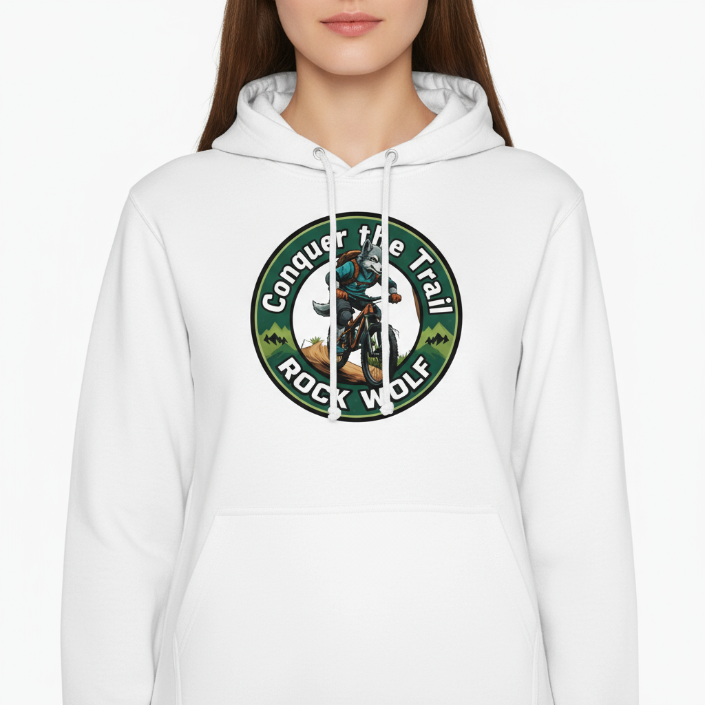 ROCK WOLF  | “Sudadera con capucha Comodidad Brutal, Estilo Salvaje”