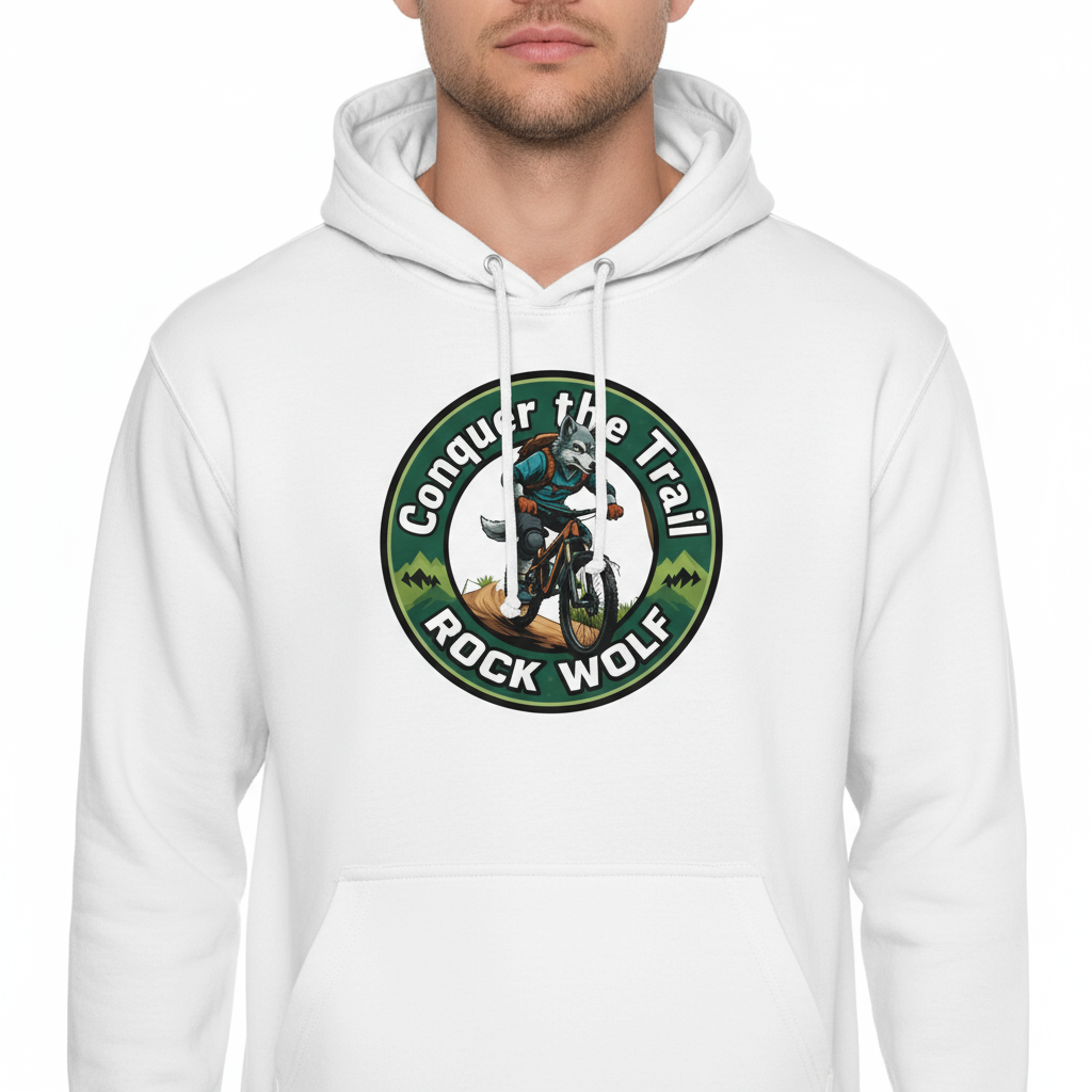 ROCK WOLF  | “Sudadera con capucha Comodidad Brutal, Estilo Salvaje”