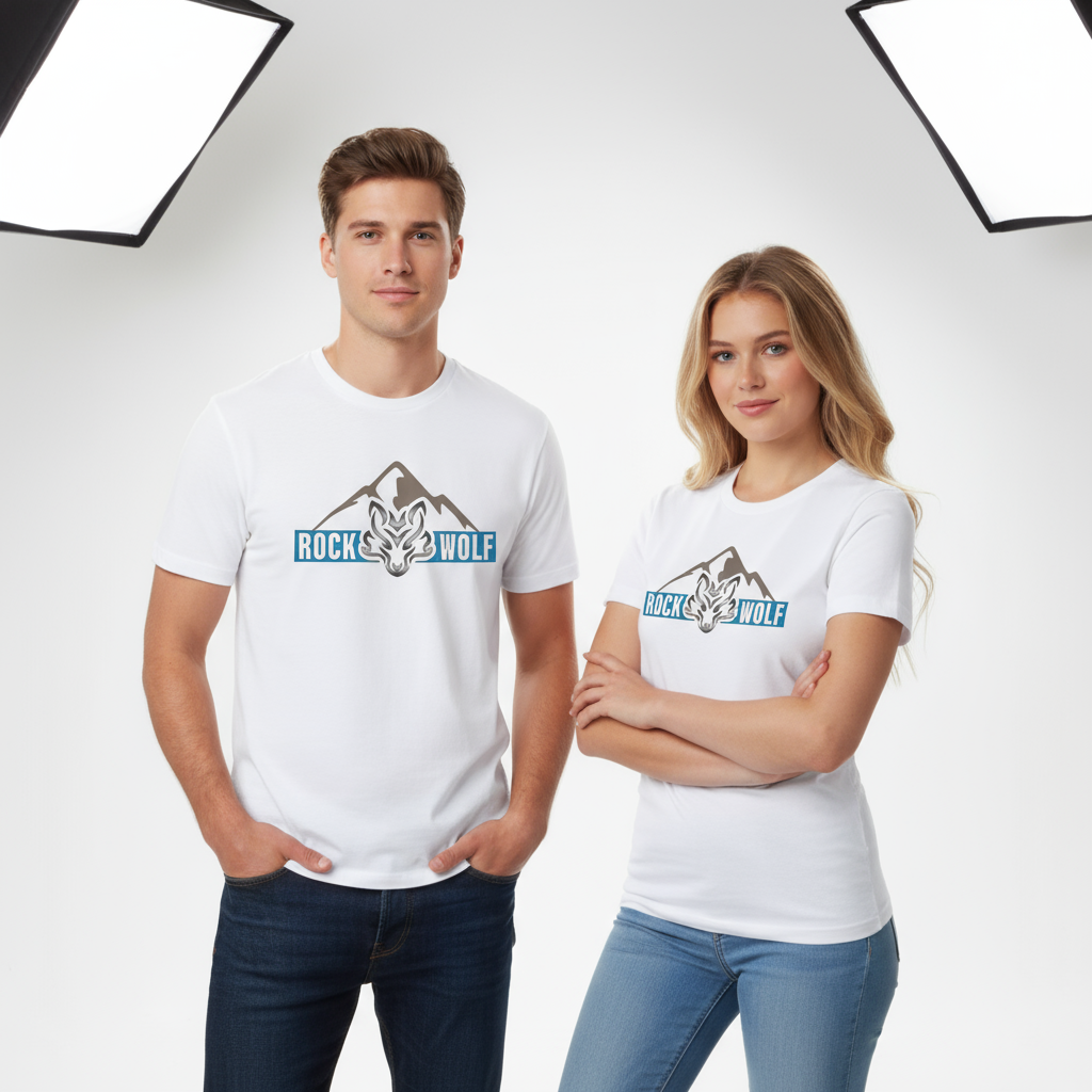 ROCK WOLF | “Bella + Canvas Algodón Airlume Premium con Espíritu Salvaje”