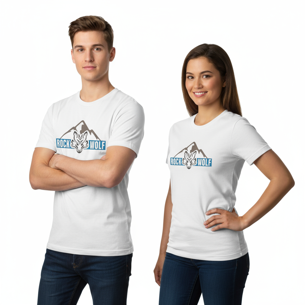 ROCK WOLF | “Bella + Canvas Algodón Airlume Premium con Espíritu Salvaje”