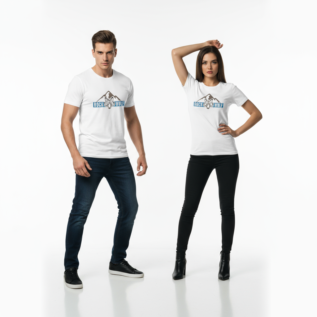 ROCK WOLF | “Bella + Canvas Algodón Airlume Premium con Espíritu Salvaje”